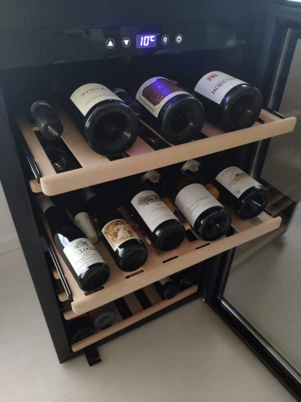 24 bottle dual zone freestanding wine cooler
