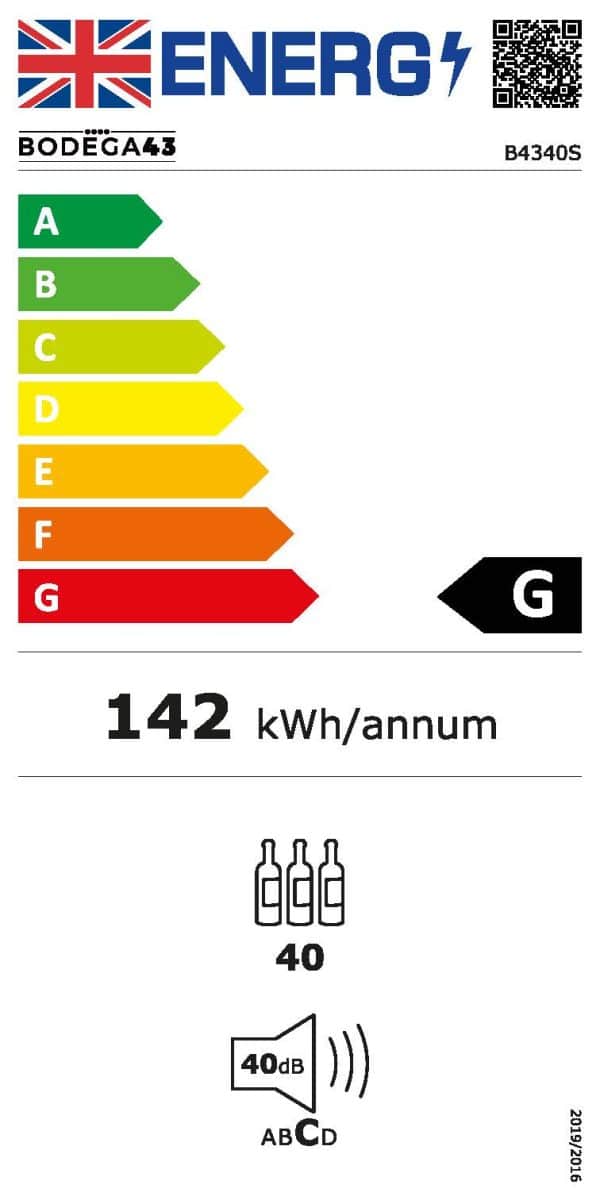 B4340S Energy label UK