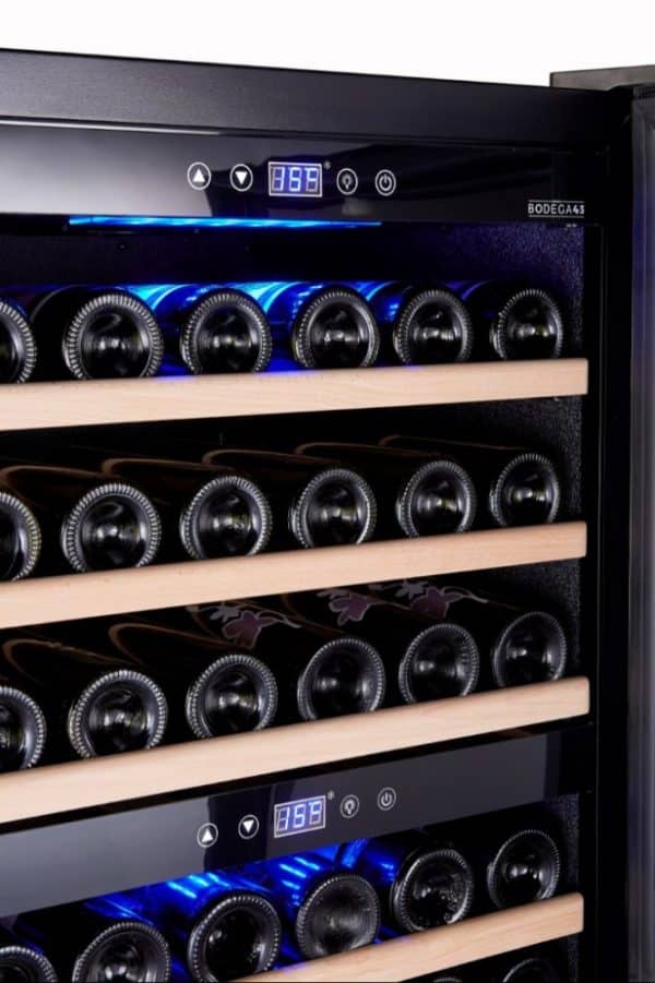 Freestanding wine cooler 66 bottles