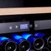 wine cooler 180 bottles with Dual temperature zones