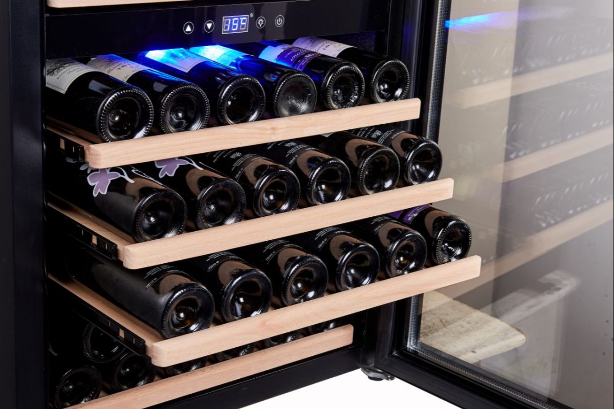 Wine cooler close-up