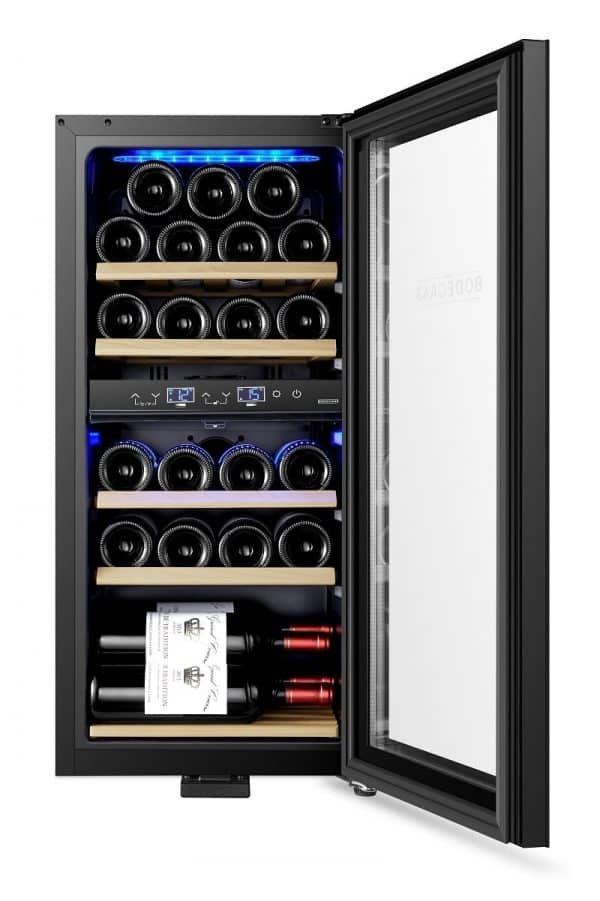 Free-standing wine cabinet 22 bottles