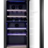 Free standing wine refrigerator 22 bottles