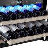 Narrow built-in wine climate cabinet