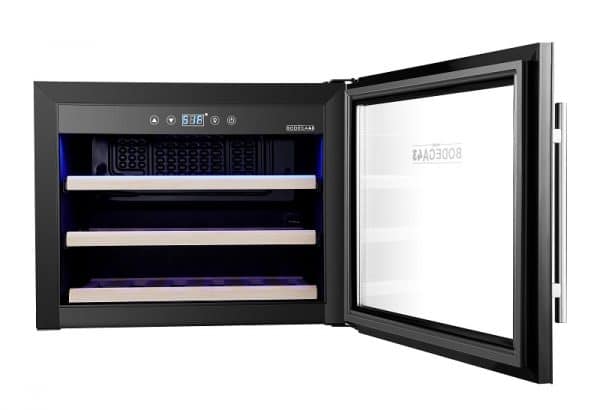 wine fridge under oven