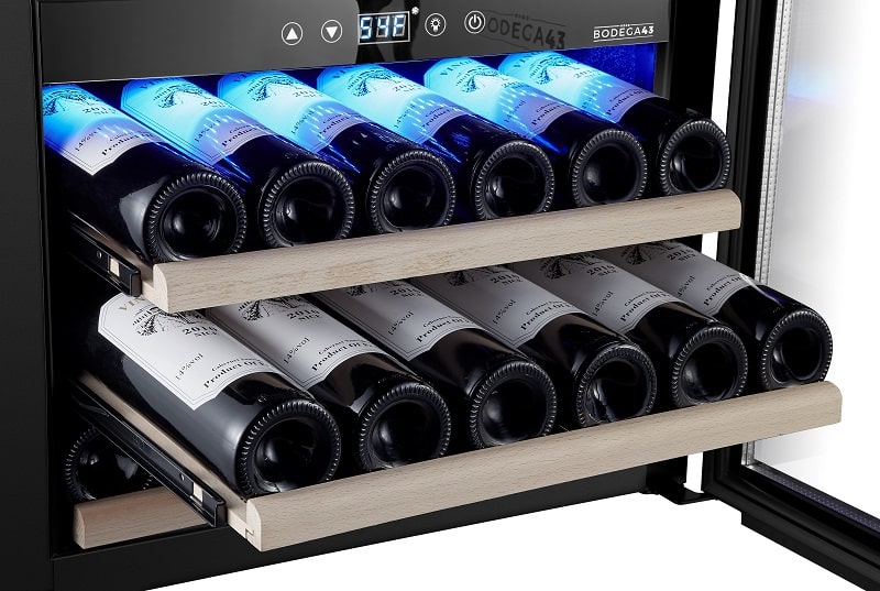 Narrow built-in wine climate cabinet Narrow built-in wine climate cabinet